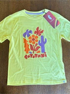 Cotopaxi Kids' Organic Graphic Tee - Bright Floral Desert Print